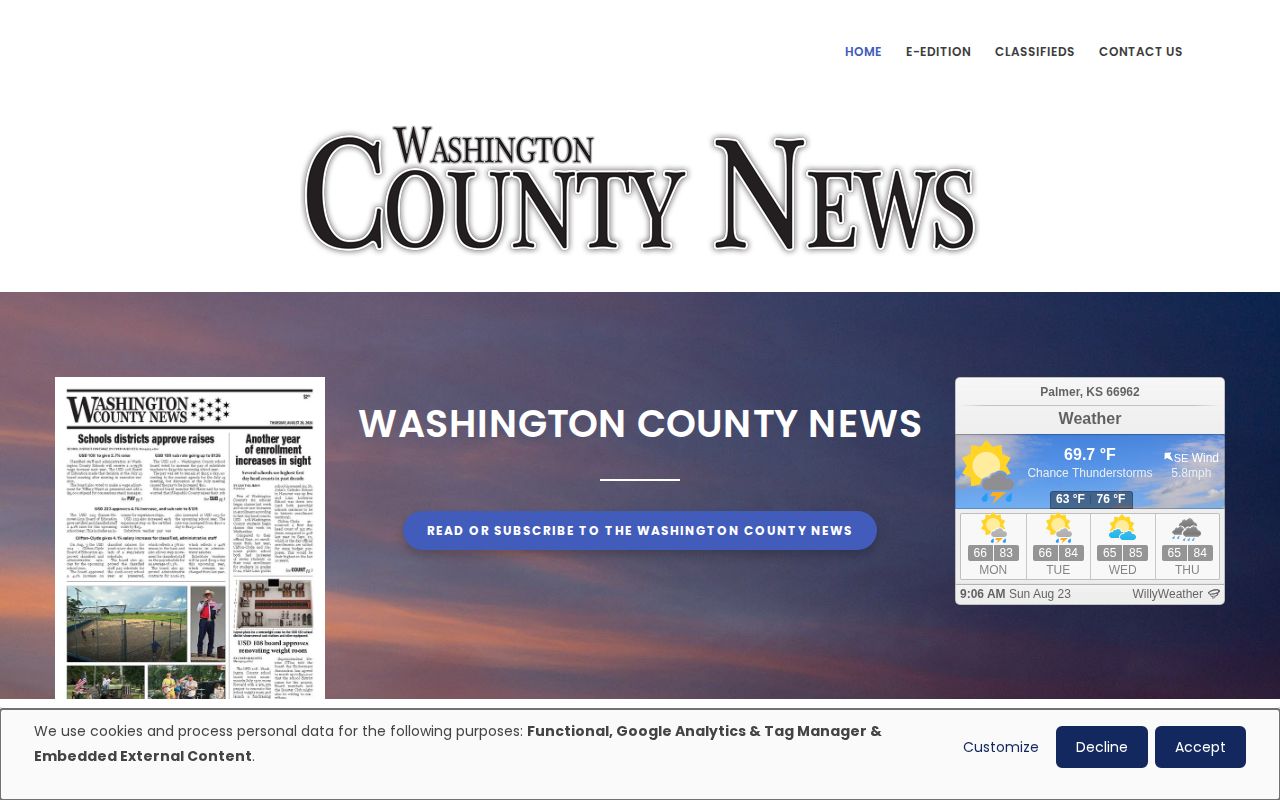 Washington County crime news and Backroads local news source